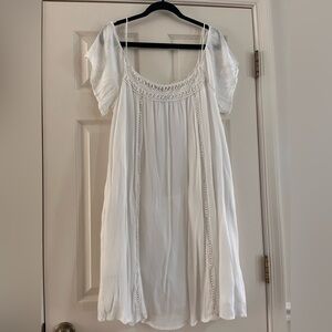 LTS white casual dress